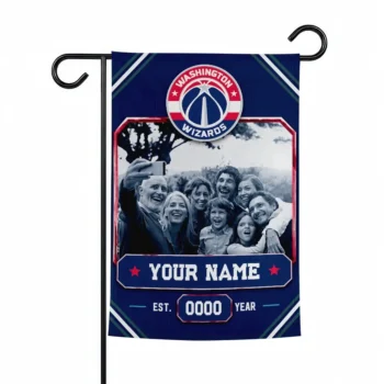 Washington Wizards Garden Flag Personalized Photo Frame Blue Best Selling