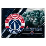 Washington Wizards House Flag Customized Diagonal Stripes Blue Best Selling