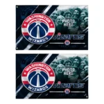 Washington Wizards House Flag Customized Diagonal Stripes Blue Best Selling