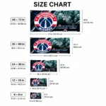 Washington Wizards House Flag Customized Diagonal Stripes Blue Best Selling