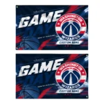 Washington Wizards House Flag Customized Energy Brushstrokes Blue Best Selling