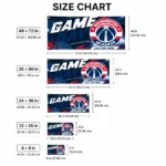 Washington Wizards House Flag Customized Energy Brushstrokes Blue Best Selling