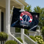Washington Wizards House Flag Personalized Speed Slashes Blue Best Selling