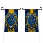 West Virginia Mountaineers Garden Flag Custom Laurel Wreath Blue Best Selling