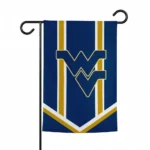 West Virginia Mountaineers Garden Flag Customized Chevron Stripes Blue Best Selling