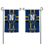 West Virginia Mountaineers Garden Flag Customized Circle Medallion Blue Best Selling