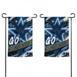 West Virginia Mountaineers Garden Flag Personalized Glowing Star Blue Best Selling
