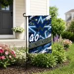 West Virginia Mountaineers Garden Flag Personalized Glowing Star Blue Best Selling