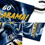 West Virginia Mountaineers Garden Flag Personalized Swirl Vortex Blue Best Selling