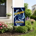West Virginia Mountaineers Garden Flag Personalized Swirl Vortex Blue Best Selling