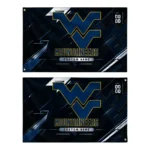 West Virginia Mountaineers House Flag Custom Speed Slashes Blue Best Selling