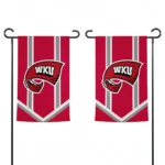 Western Kentucky Hilltoppers Garden Flag Custom Chevron Stripes Red Best Selling