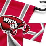 Western Kentucky Hilltoppers Garden Flag Custom Chevron Stripes Red Best Selling