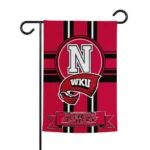 Western Kentucky Hilltoppers Garden Flag Custom Circle Medallion Red Best Selling