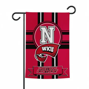 Western Kentucky Hilltoppers Garden Flag Custom Circle Medallion Red Best Selling