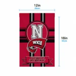 Western Kentucky Hilltoppers Garden Flag Custom Circle Medallion Red Best Selling