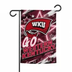 Western Kentucky Hilltoppers Garden Flag Customized Glowing Star Red Best Selling