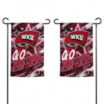 Western Kentucky Hilltoppers Garden Flag Customized Glowing Star Red Best Selling