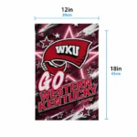 Western Kentucky Hilltoppers Garden Flag Customized Glowing Star Red Best Selling