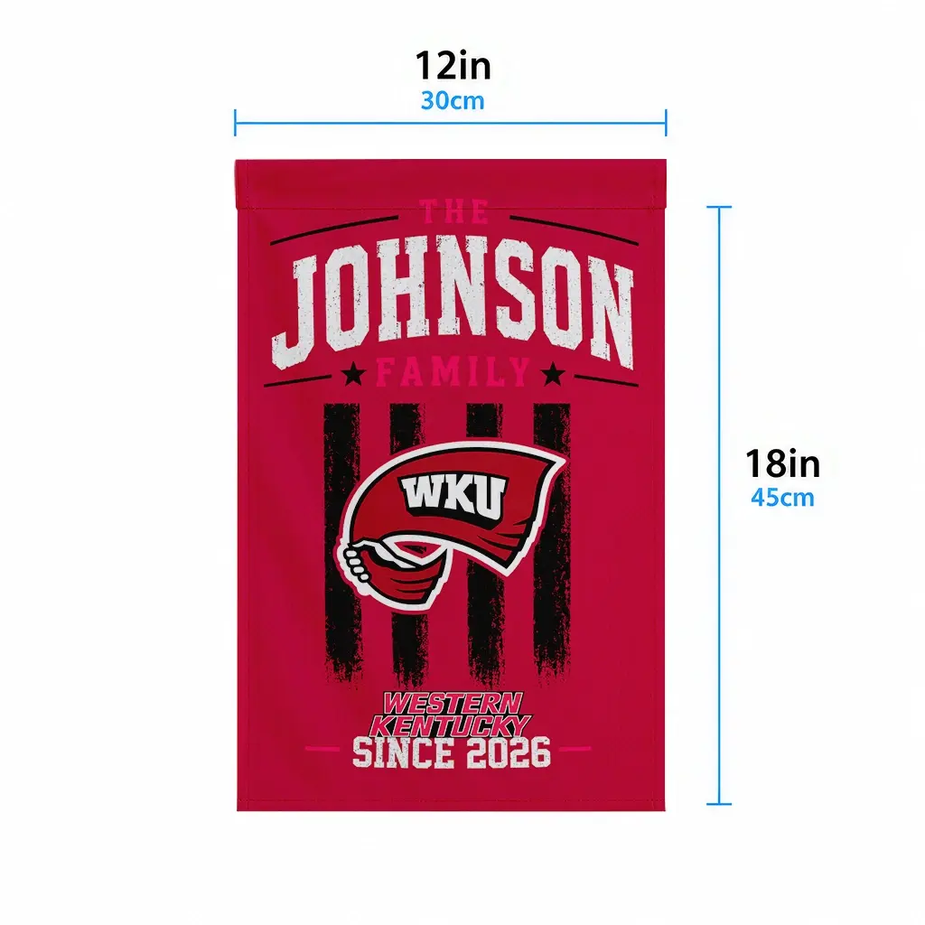Western Kentucky Hilltoppers Garden Flag Personalized Distressed Stripes Red High Quality Western Kentucky Hilltoppers Garden Flag Personalized Distressed Stripes Red High Quality