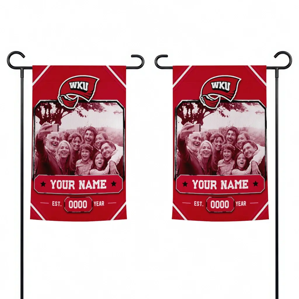 Western Kentucky Hilltoppers Garden Flag Personalized Photo Frame Red Fashion Forward Western Kentucky Hilltoppers Garden Flag Personalized Photo Frame Red Fashion Forward