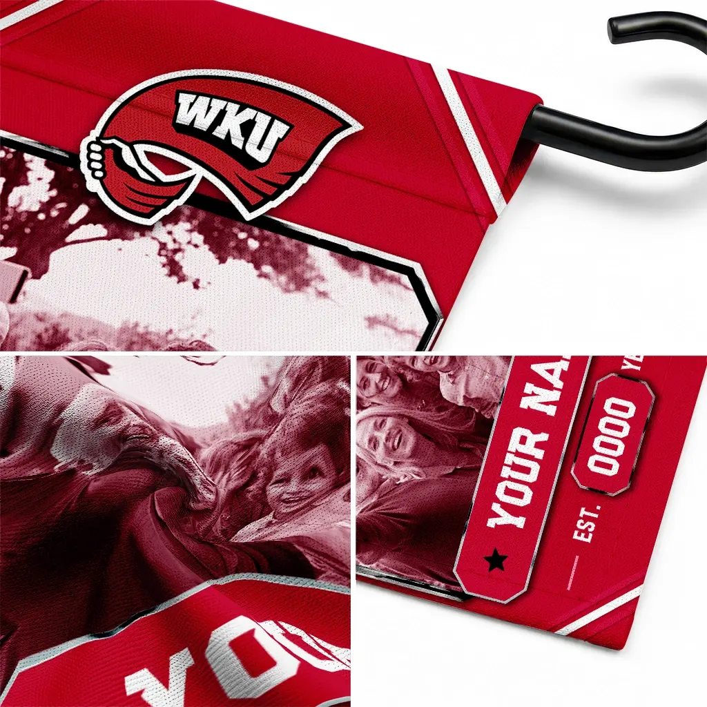 Western Kentucky Hilltoppers Garden Flag Personalized Photo Frame Red Latest Model Western Kentucky Hilltoppers Garden Flag Personalized Photo Frame Red Latest Model