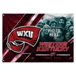 Western Kentucky Hilltoppers House Flag Customized Diagonal Stripes Red Best Selling