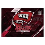 Western Kentucky Hilltoppers House Flag Personalized Speed Slashes Red Best Selling