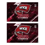 Western Kentucky Hilltoppers House Flag Personalized Speed Slashes Red Best Selling