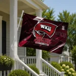 Western Kentucky Hilltoppers House Flag Personalized Speed Slashes Red Best Selling