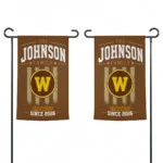 Western Michigan Broncos Garden Flag Custom Distressed Stripes Brown Best Selling