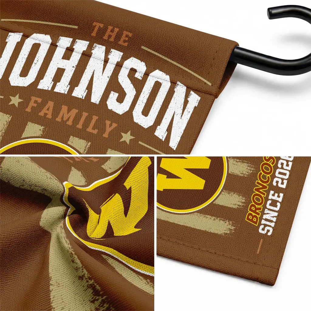 Western Michigan Broncos Garden Flag Custom Distressed Stripes Brown Latest Model Western Michigan Broncos Garden Flag Custom Distressed Stripes Brown Latest Model