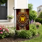 Western Michigan Broncos Garden Flag Custom Laurel Wreath Brown Best Selling
