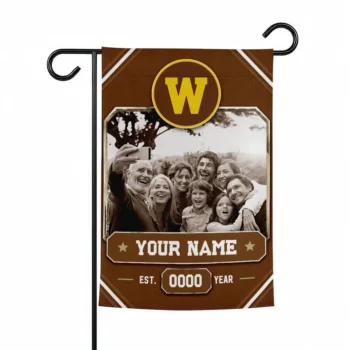 Western Michigan Broncos Garden Flag Custom Photo Frame Brown Best Selling