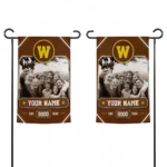 Western Michigan Broncos Garden Flag Custom Photo Frame Brown Best Selling