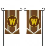 Western Michigan Broncos Garden Flag Customized Chevron Stripes Brown Best Selling