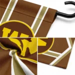 Western Michigan Broncos Garden Flag Customized Chevron Stripes Brown Best Selling