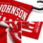 Wisconsin Badgers Garden Flag Customized Distressed Stripes Red Best Selling