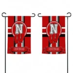 Wisconsin Badgers Garden Flag Personalized Circle Medallion Red Best Selling