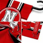 Wisconsin Badgers Garden Flag Personalized Circle Medallion Red Best Selling