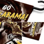 Wyoming Cowboys Garden Flag Custom Swirl Vortex Brown Best Selling