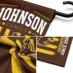 Wyoming Cowboys Garden Flag Customized Distressed Stripes Brown Best Selling