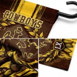 Wyoming Cowboys Garden Flag Customized Laurel Wreath Brown Best Selling