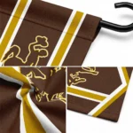 Wyoming Cowboys Garden Flag Personalized Chevron Stripes Brown Best Selling