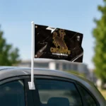 Wyoming Cowboys House Flag Customized Speed Slashes Brown Best Selling